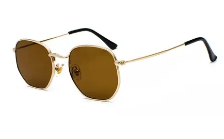 "Rolling Fast" Retro Square Sunglasses