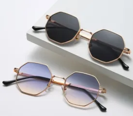 "Rolling Fast" Retro Square Sunglasses