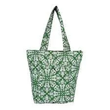 Sachi Insulated Market Tote - Bohemian Green