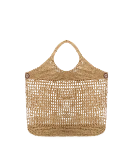 SKYE SHOULDER BAG - NATURAL RAFFIA