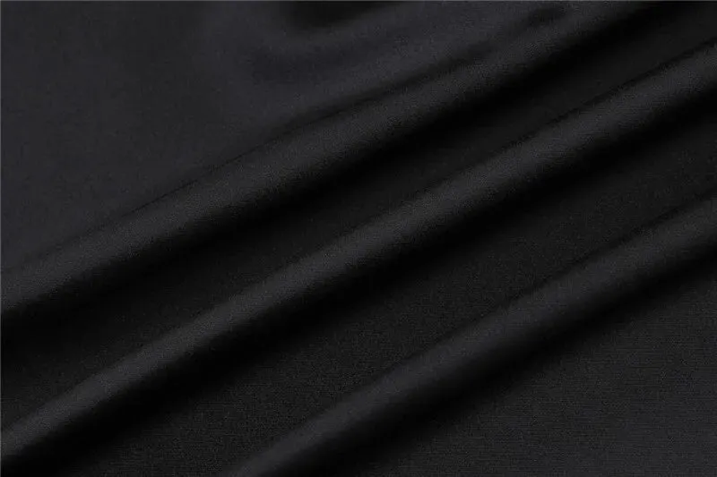 Sophisticated Backless Midi with Scarf Detail