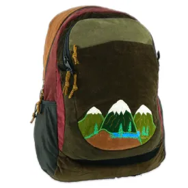 Sport pack in  cotton Denim & Corduroy with mountain applique