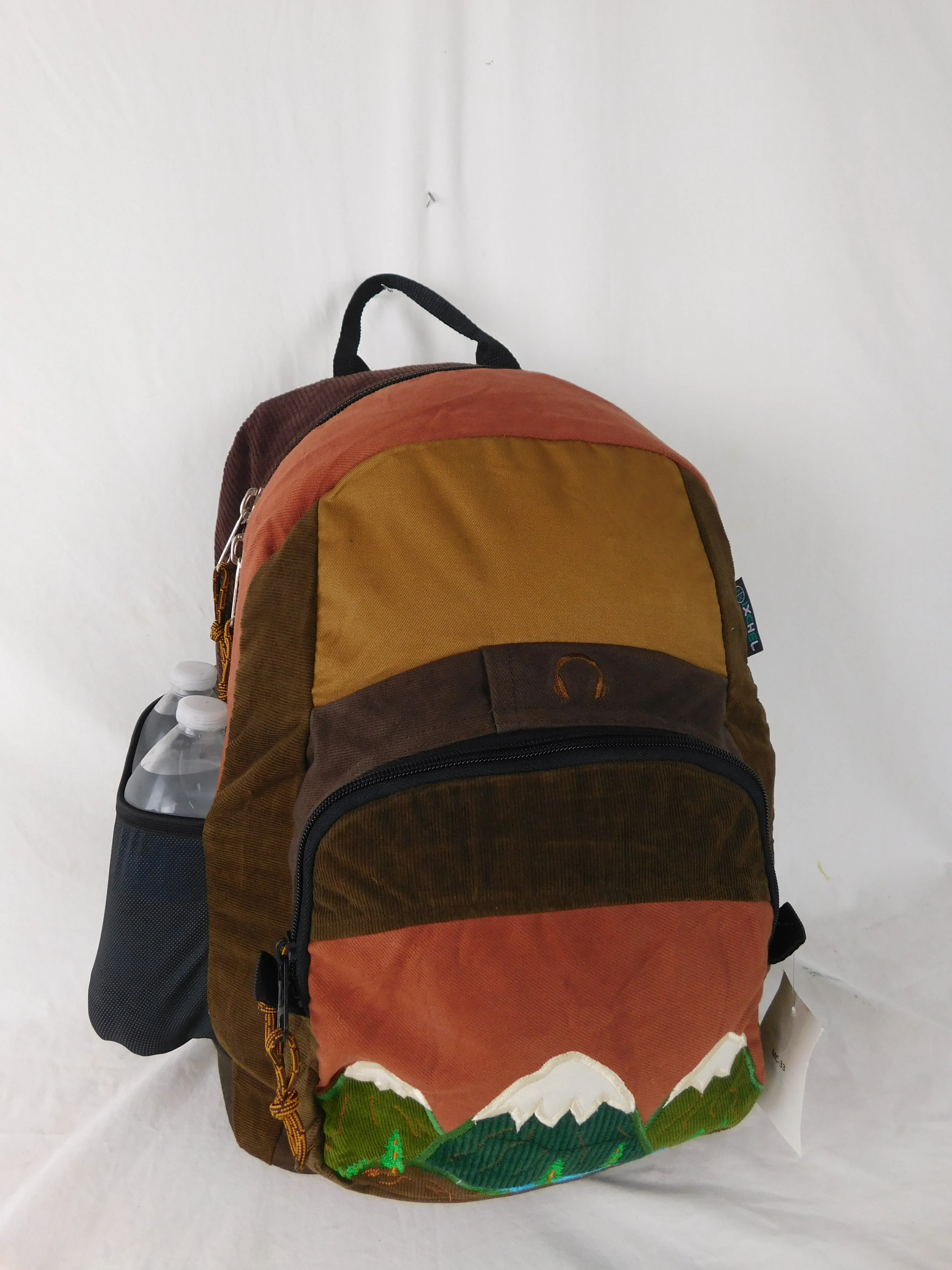 Sport pack in  cotton Denim & Corduroy with mountain applique