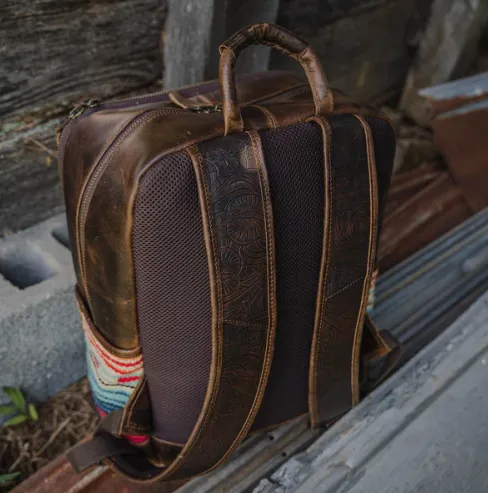 STS Ranchwear Chaynee Mountain Patchwork Cowhide Hair-On Backpack STS33528