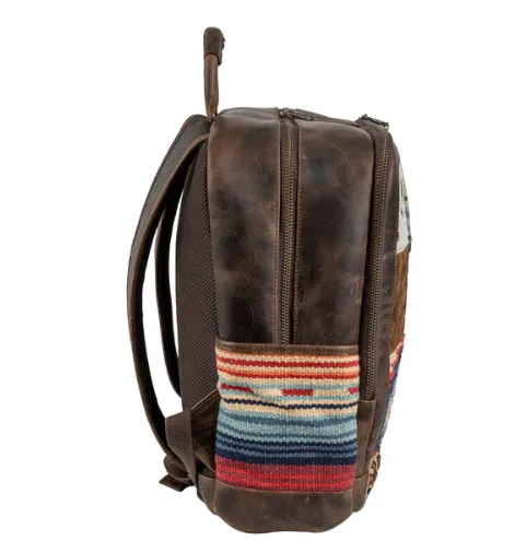 STS Ranchwear Chaynee Mountain Patchwork Cowhide Hair-On Backpack STS33528