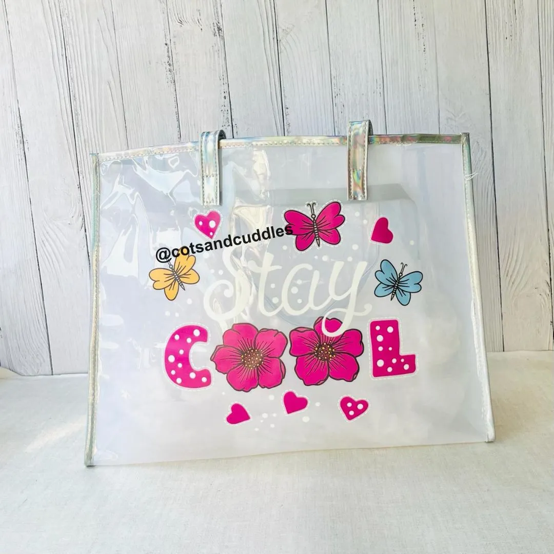 Summer Vibes Collection: Stylish and Durable Beach Day Printed Tote Bags for Sun-soaked Adventures