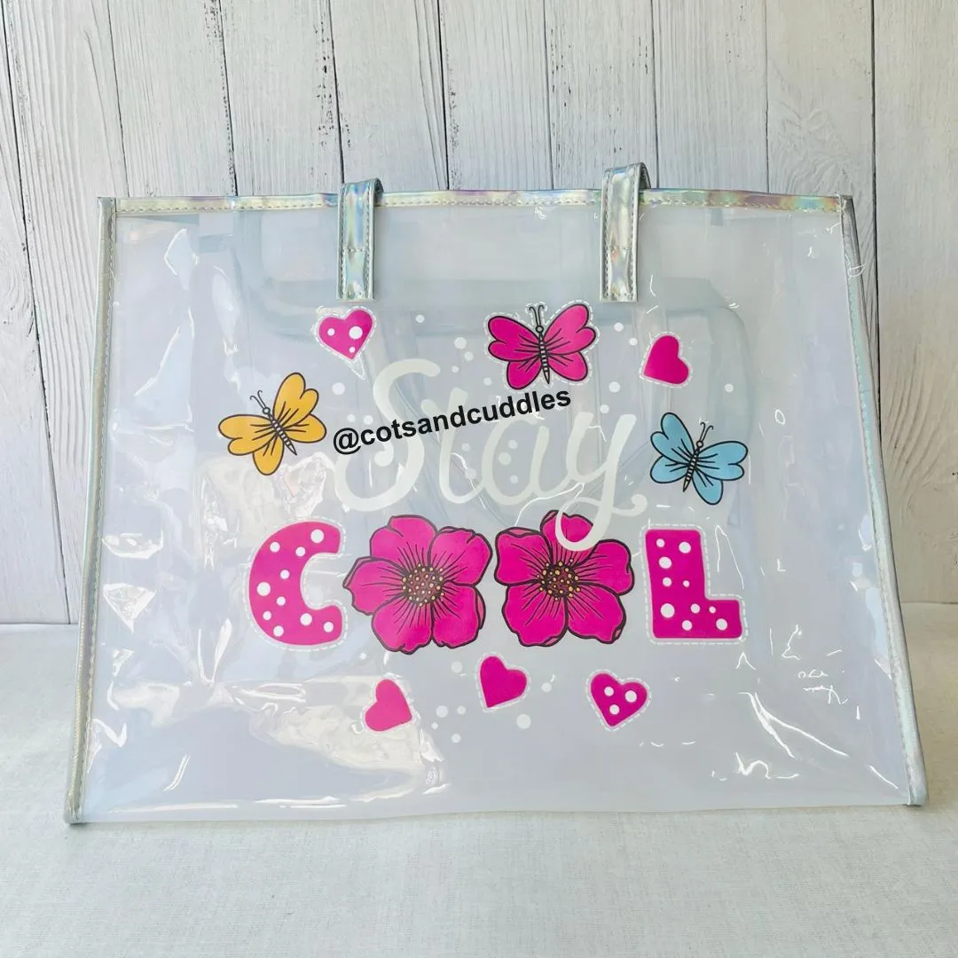 Summer Vibes Collection: Stylish and Durable Beach Day Printed Tote Bags for Sun-soaked Adventures