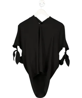 Wilfred Black Back Cut Outs Blouse UK S