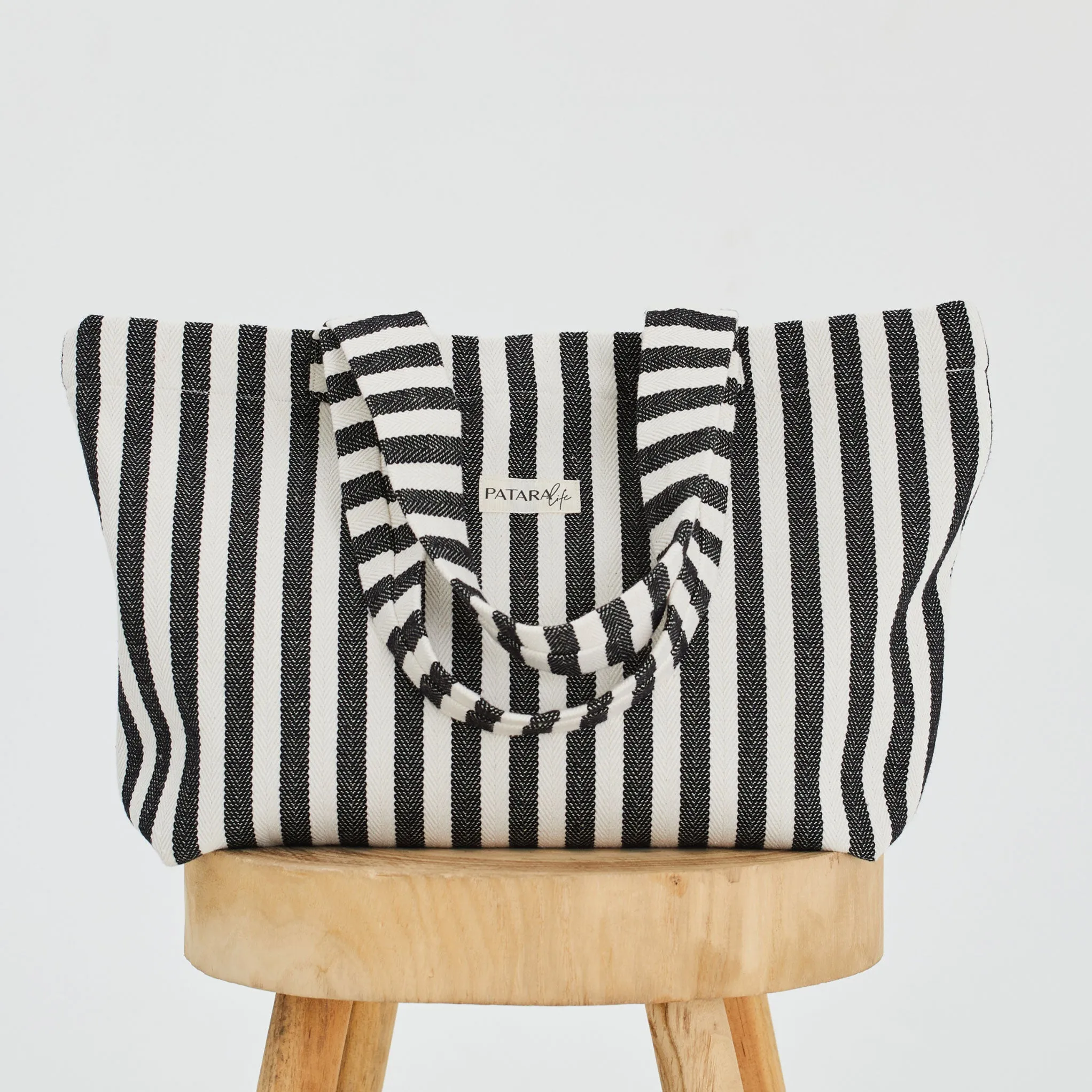 Woven Linen Tote