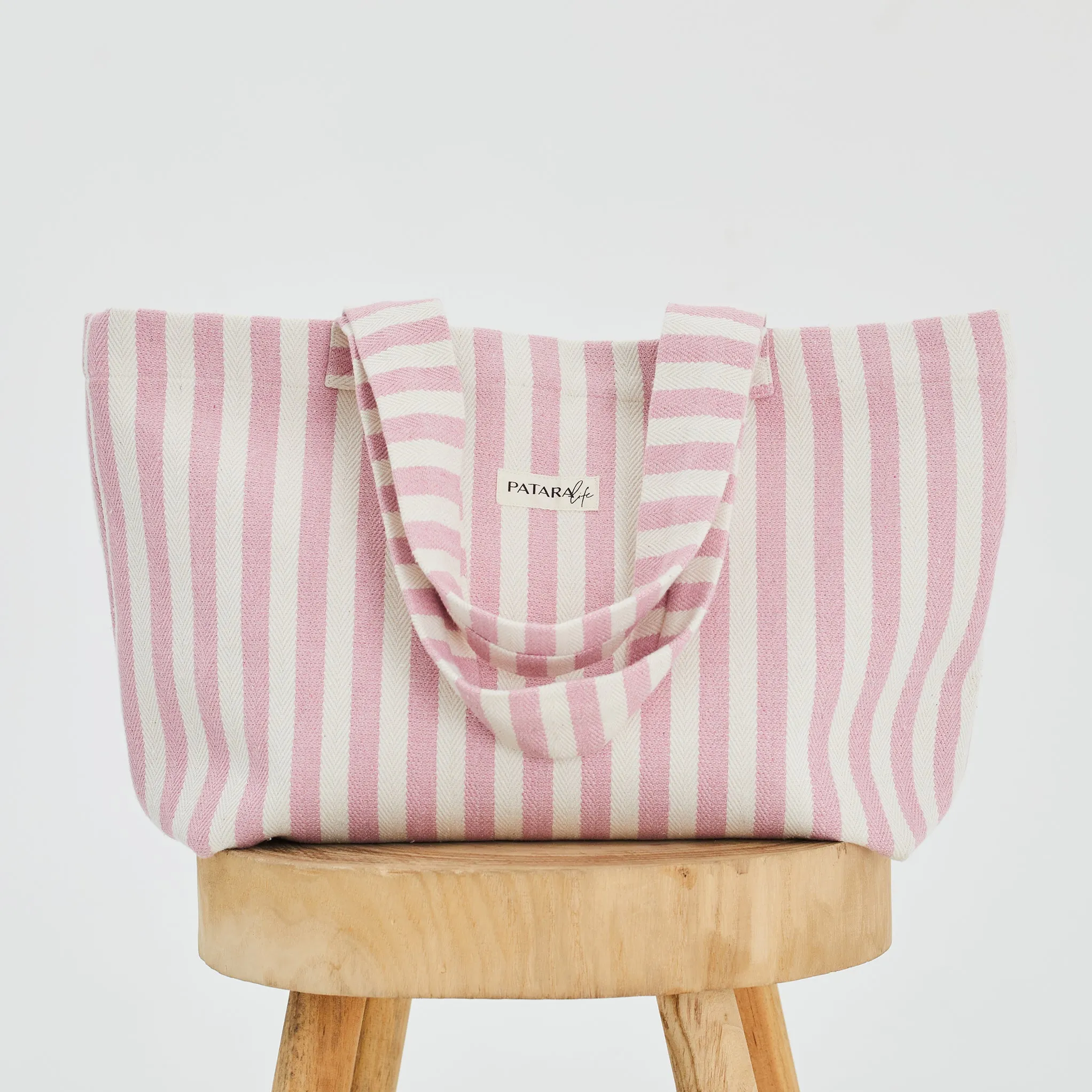 Woven Linen Tote