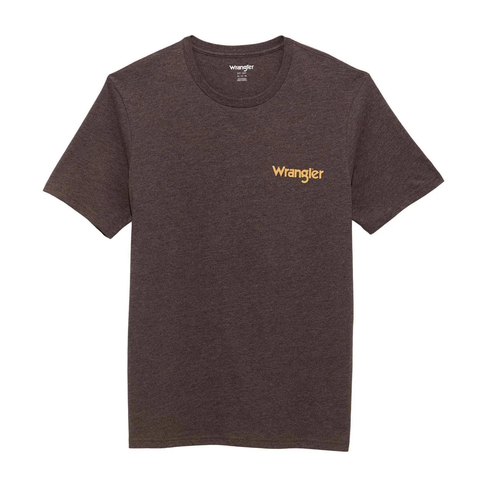Wrangler Mens Ganache Heather Mountain Rider SS Tshirt