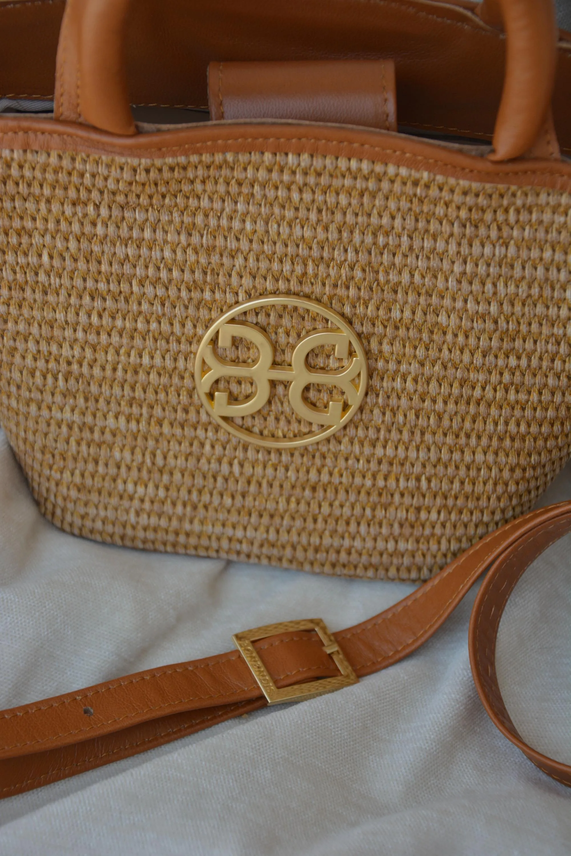 Zembili Raffia Handbag - Tabac